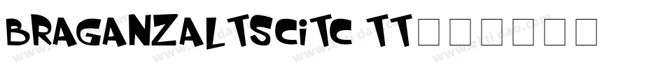 BraganzaLtSCITC TT字体转换